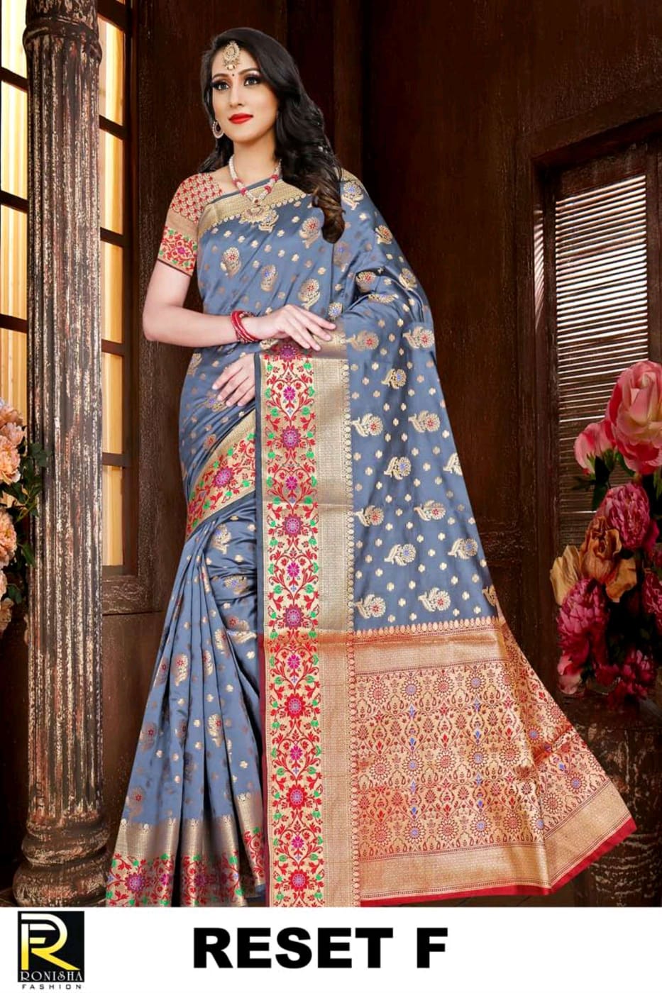 Ranjna Reset Casual Wear Rich Pallu Silk Saree Collction Online Shop