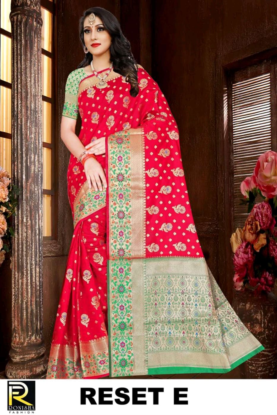 Ranjna Reset Casual Wear Rich Pallu Silk Saree Collction Online Shop