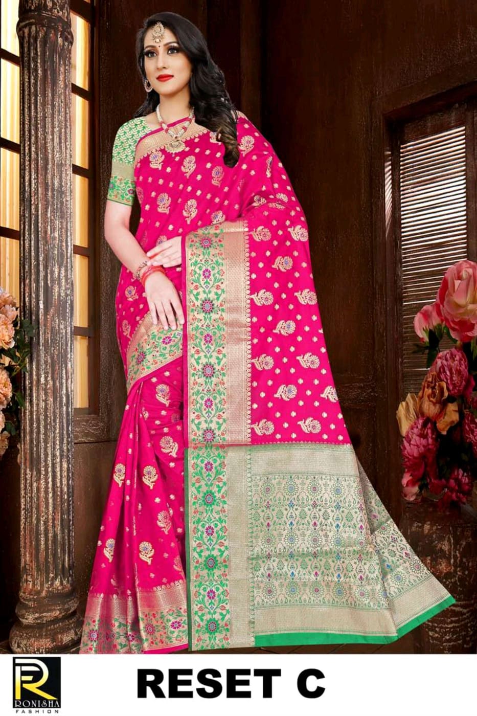 Ranjna Reset Casual Wear Rich Pallu Silk Saree Collction Online Shop