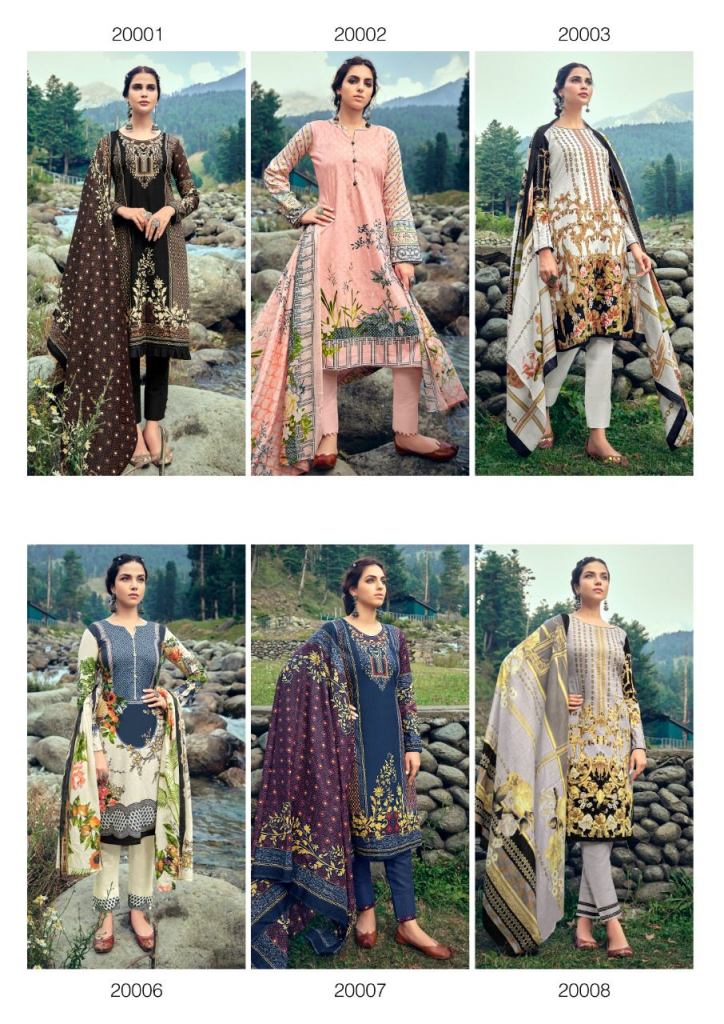 Ishaal Gulmohar Vol 20 Lawn Cotton Dress Material Catalog
