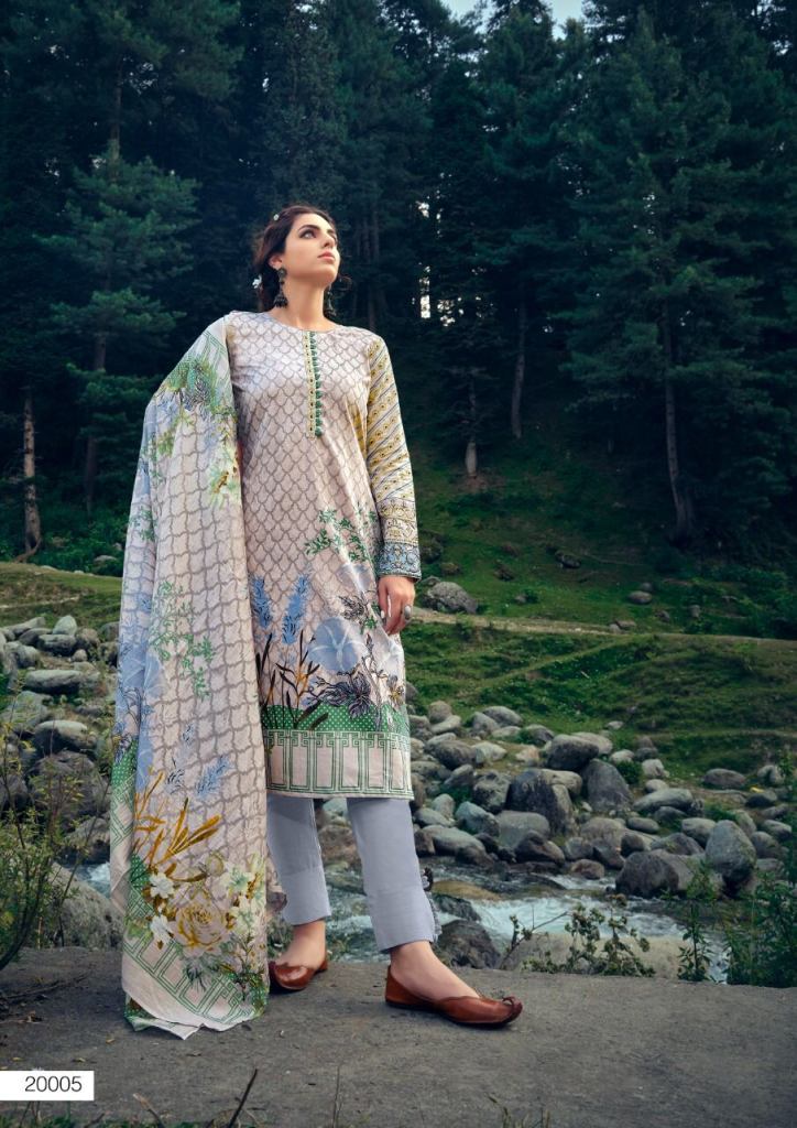 Ishaal Gulmohar Vol 20 Lawn Cotton Dress Material Catalog