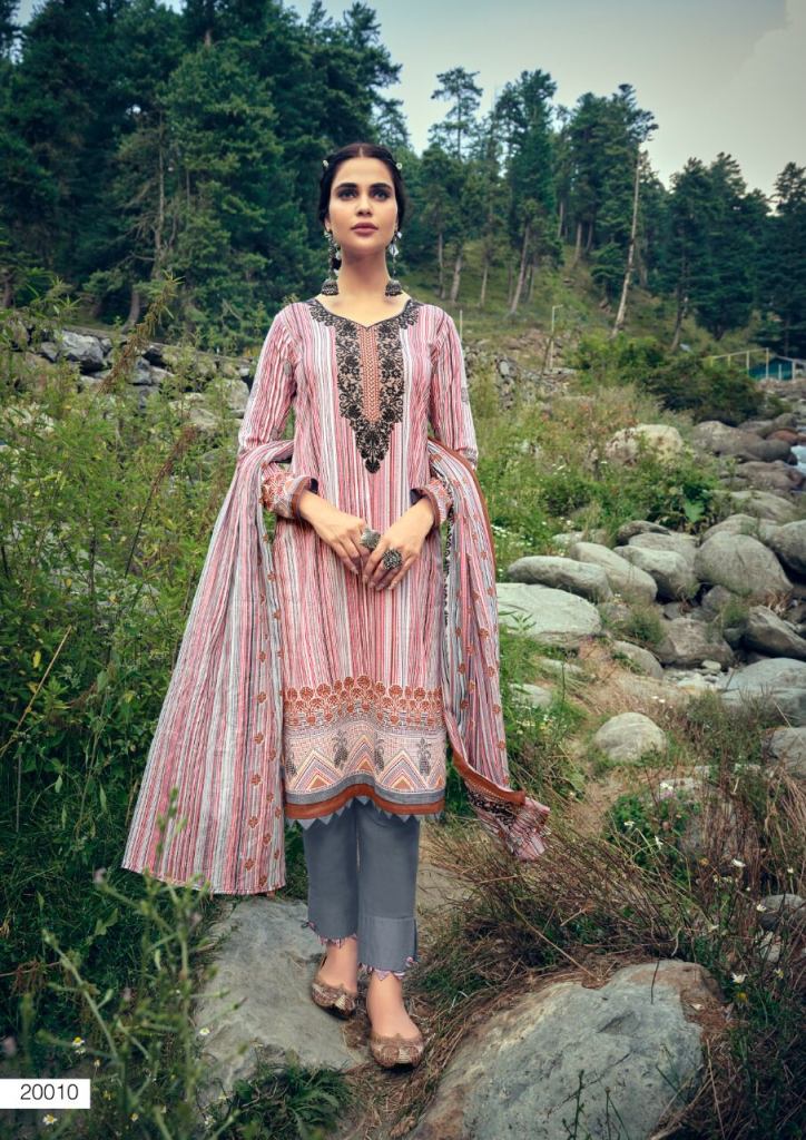 Ishaal Gulmohar Vol 20 Lawn Cotton Dress Material Catalog