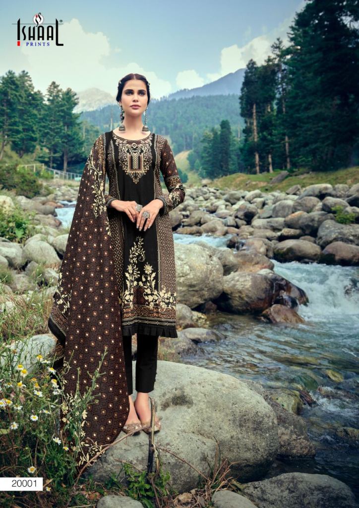 Ishaal Gulmohar Vol 20 Lawn Cotton Dress Material Catalog