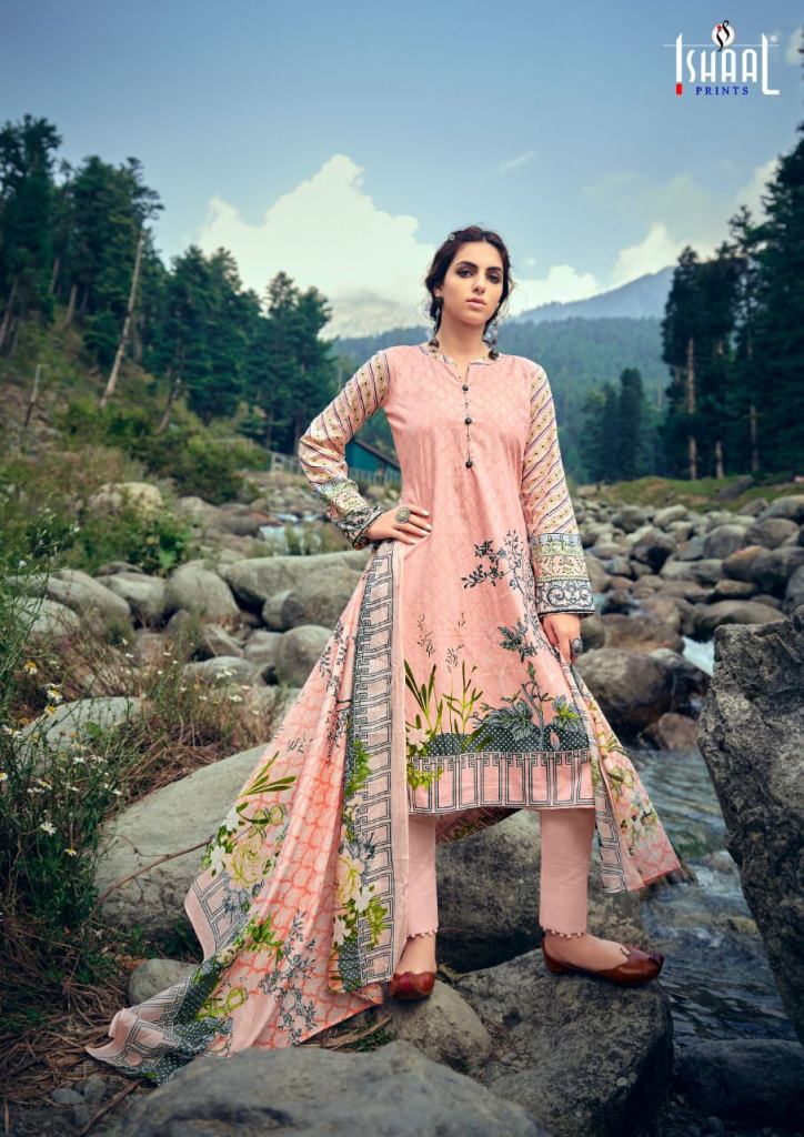 Ishaal Gulmohar Vol 20 Lawn Cotton Dress Material Catalog