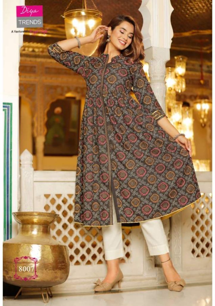 Kajal Style Ethnicity Vol 8 Fancy Wear Designer Anarakali Kurti Catalog
