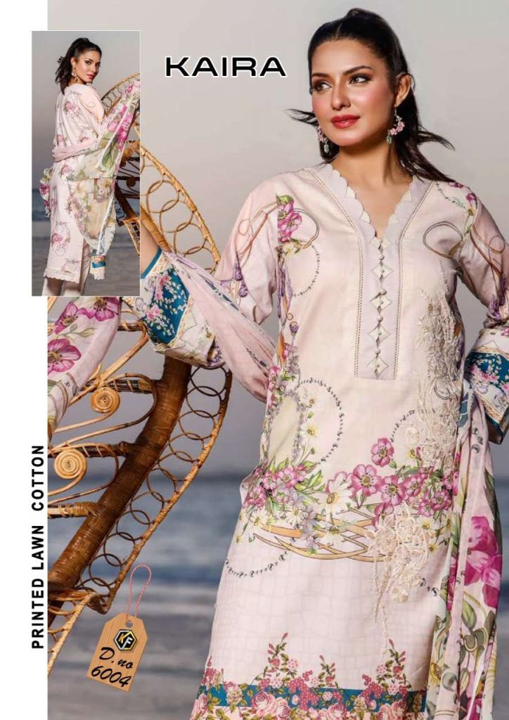 Keval Fab Kaira Vol 6 Heavy Lawn Print Cotton Dress Material Catalog