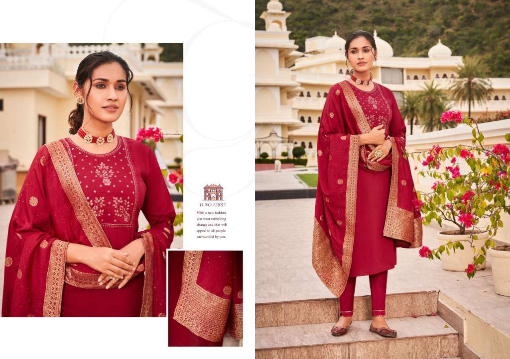 Kivi Riwayat Parampara Silk With Work Readymade Catalog