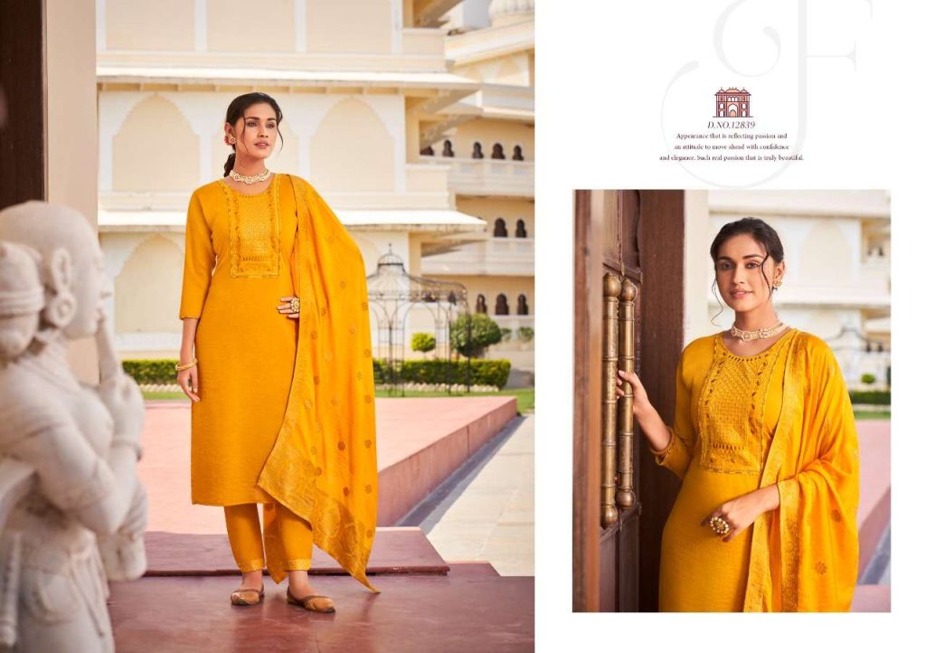 Kivi Riwayat Parampara Silk With Work Readymade Catalog