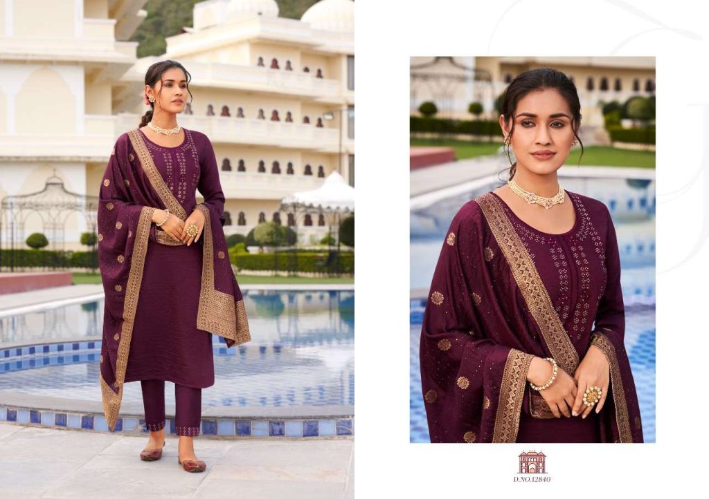 Kivi Riwayat Parampara Silk With Work Readymade Catalog