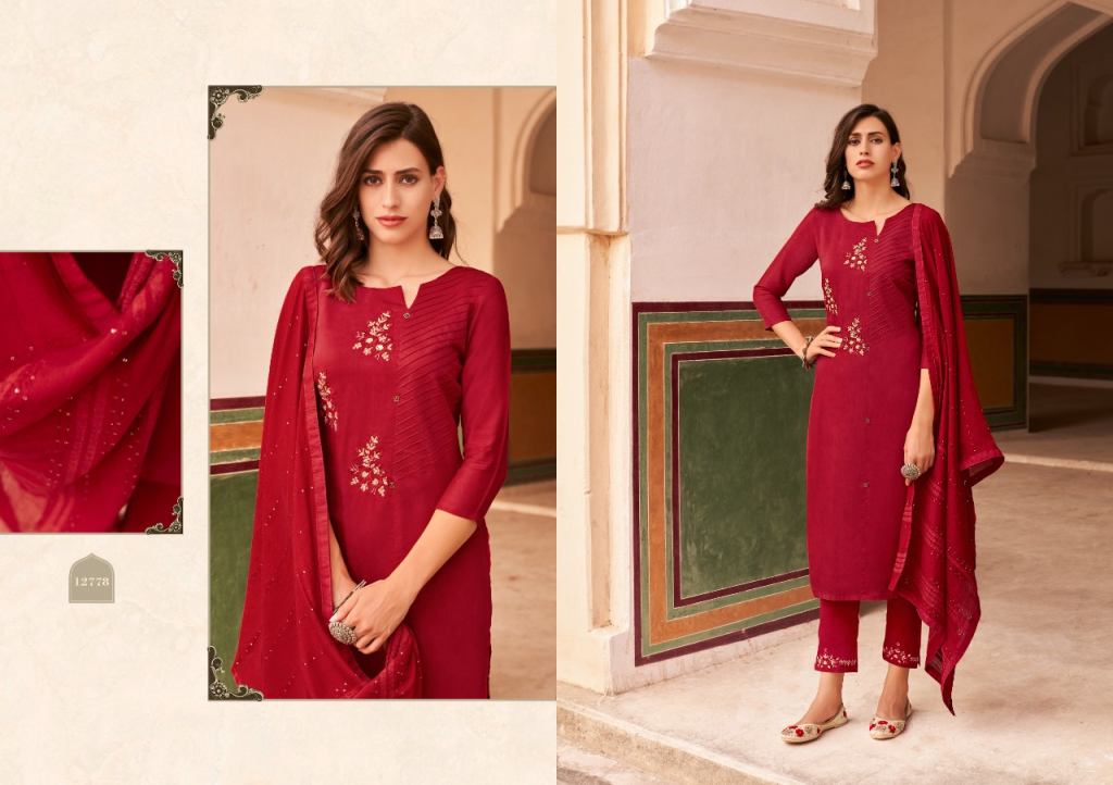 Kivi Sirya Designer Embroidery Readymade Suits Catalog