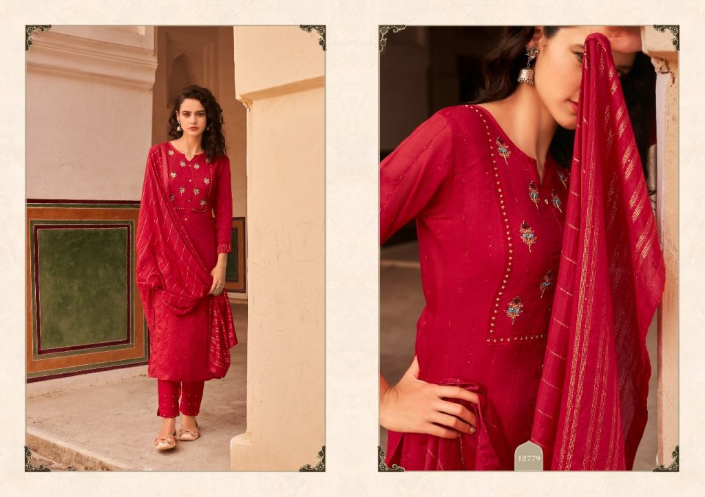 Kivi Sirya Designer Embroidery Readymade Suits Catalog