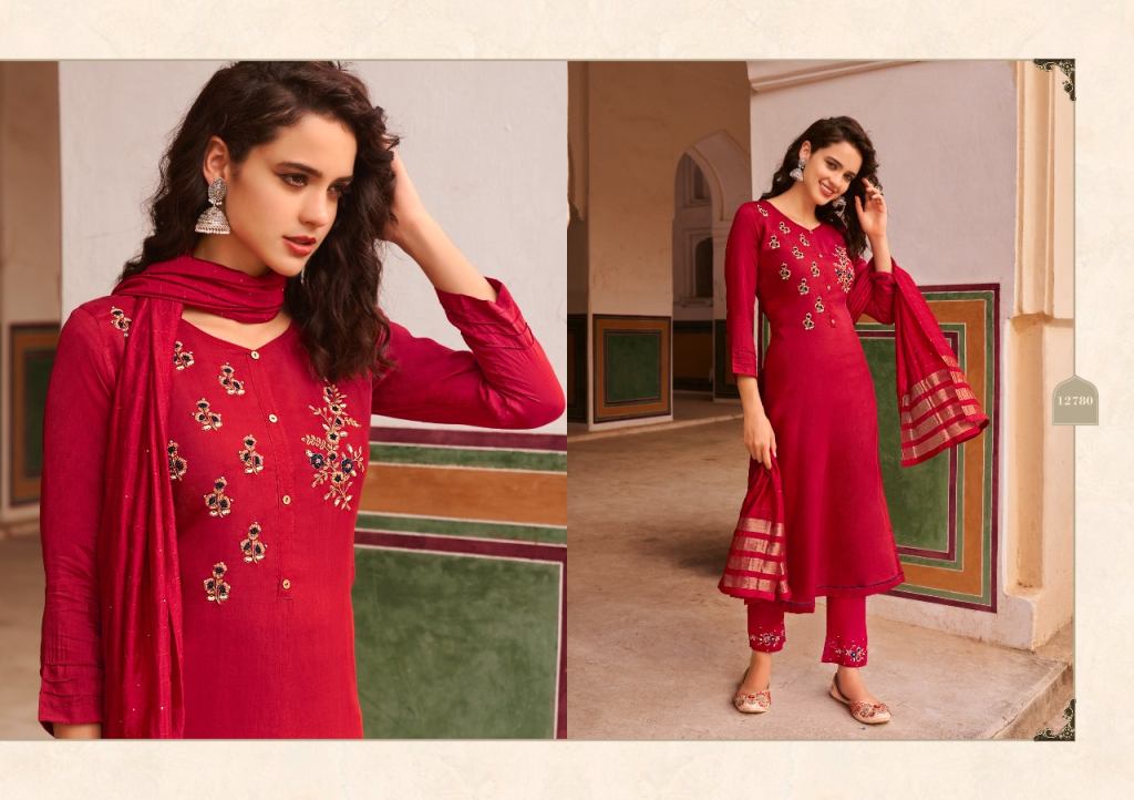 Kivi Sirya Designer Embroidery Readymade Suits Catalog