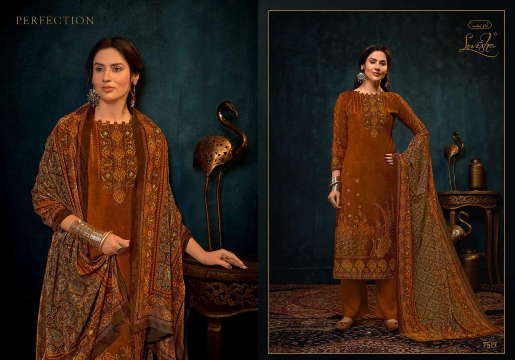 Levisha Surbhi Vol 2 Pure Velvet With Digital Print Salwar Suits