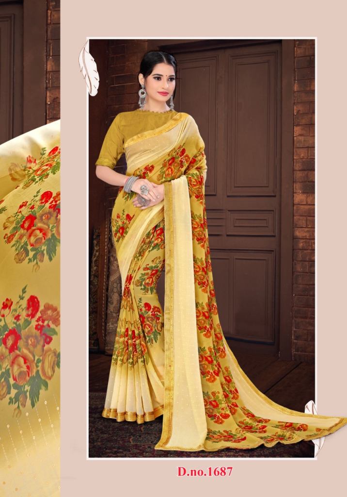 Methili Printed Wear Saree Catalog