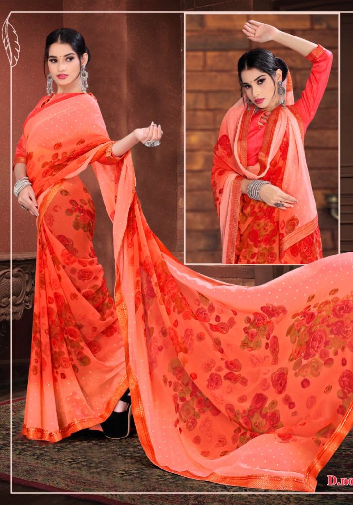 Methili Printed Wear Saree Catalog