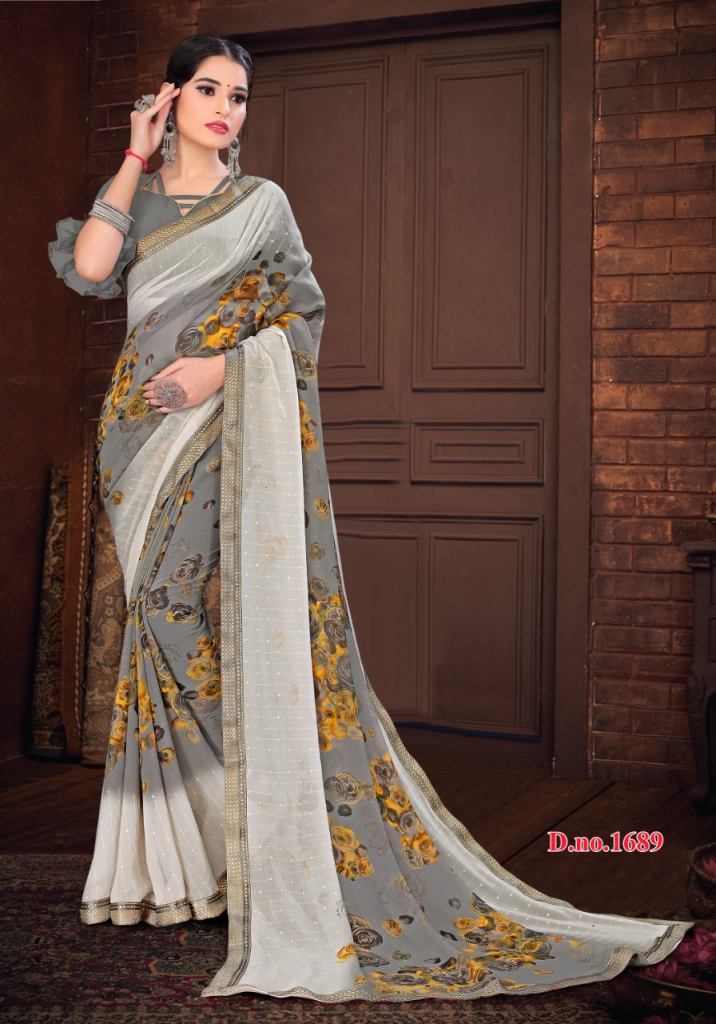 Methili Printed Wear Saree Catalog