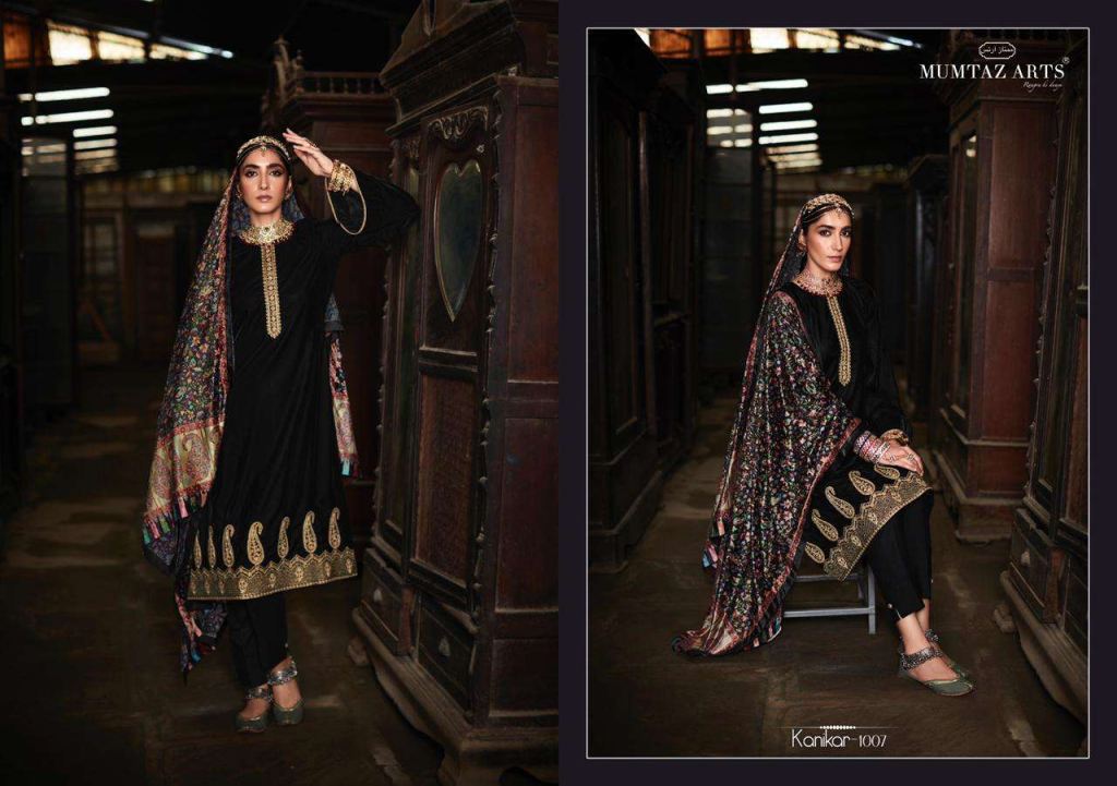 Mumtaz Arts Kanikar Velvet Vol 2 Nx Velvet Embroidery Salwar Suits Catalog