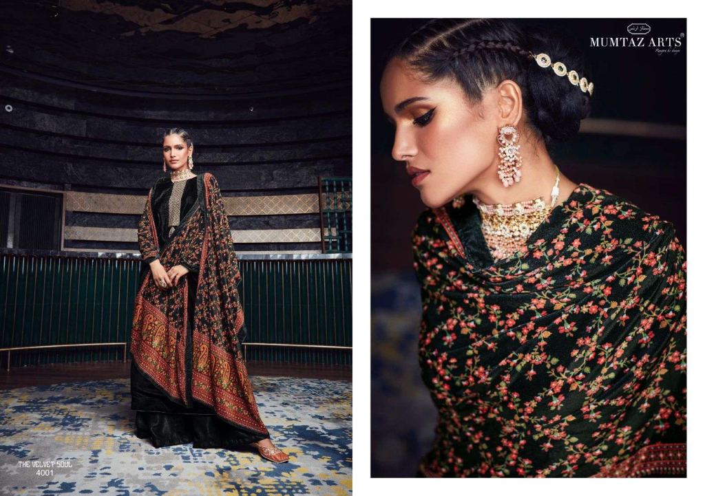 Mumtaz Arts The Velvet Soul Vol 4 Pure Velvet Superior Quality Salwar Suits Catalog
