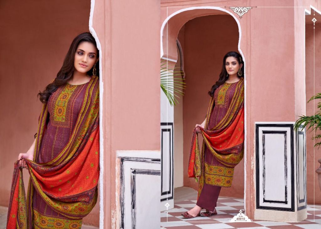 Noor Winter Pashmina Dress Material Catalog