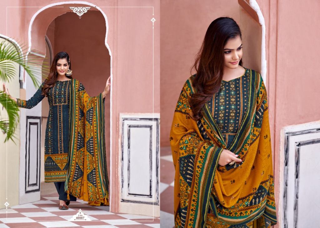 Noor Winter Pashmina Dress Material Catalog