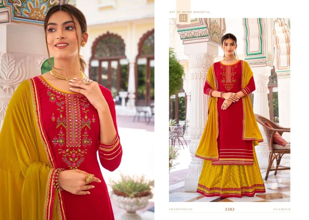 Rangoon Apsara Vol 6 Heavy Rayon Work Readymade Catalog