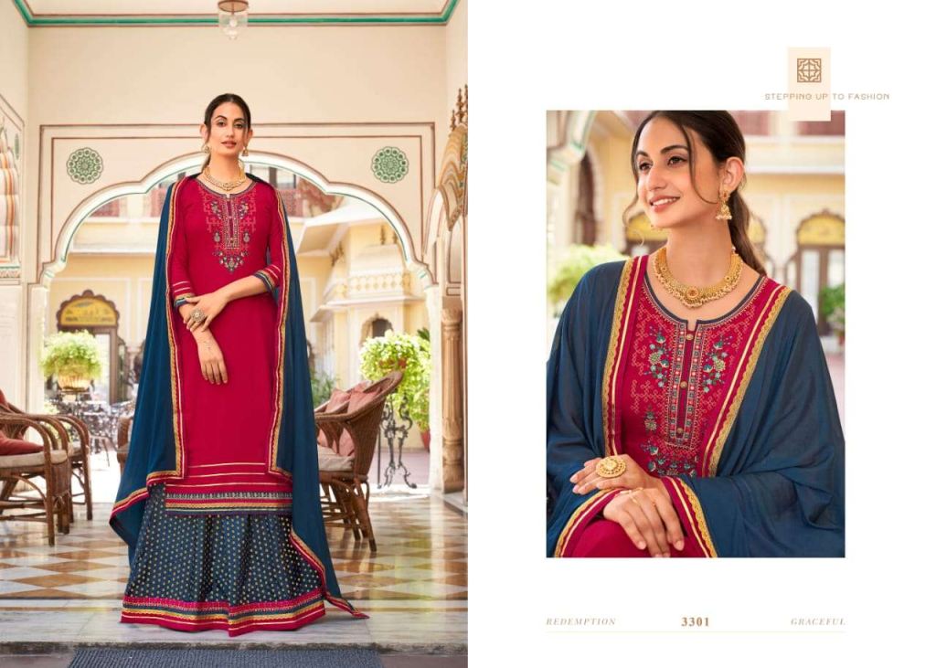 Rangoon Apsara Vol 6 Heavy Rayon Work Readymade Catalog
