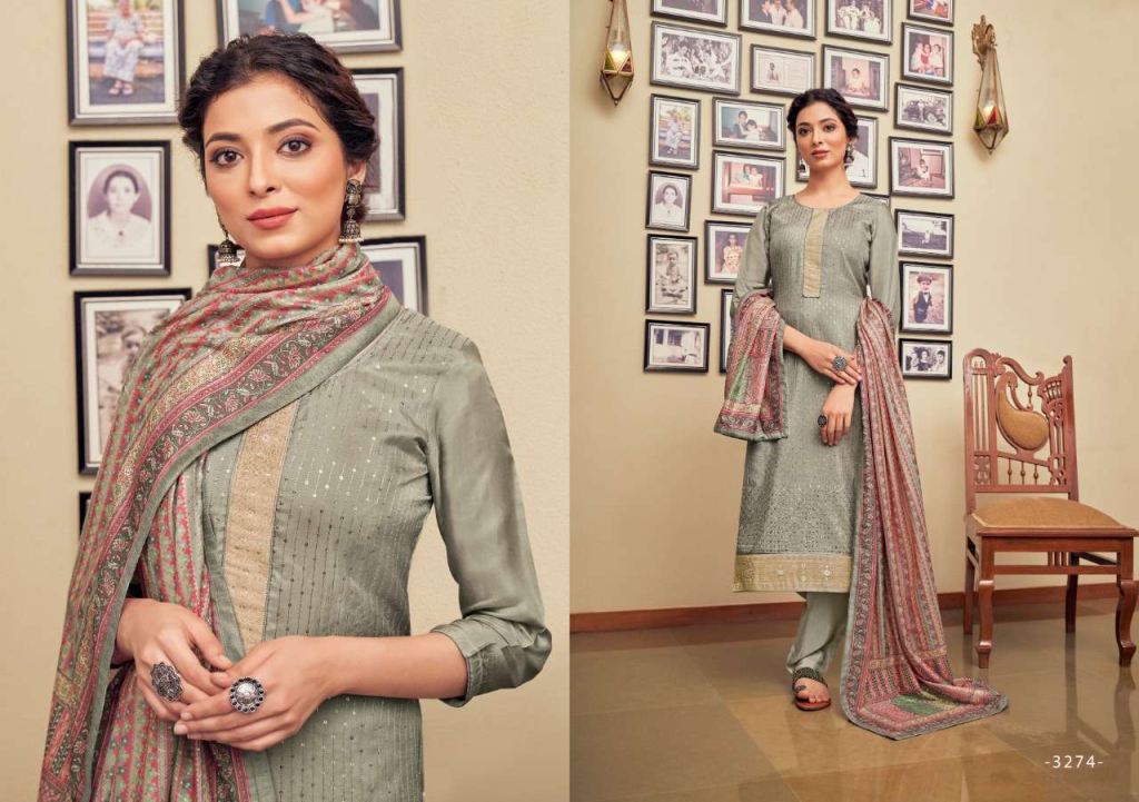 Rangoon Avirat Pure Viscos Upada Silk Readmade Designer Dress Material Catalog