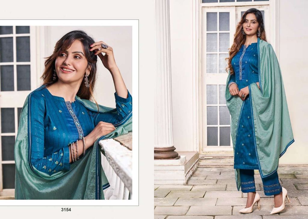 Rangoon Sigma Heavy Silk Readymade Wholesale Suits Catalog