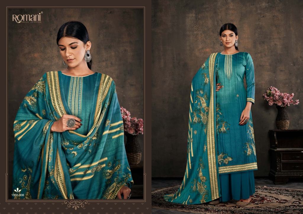 Romani Zubeda Designer Dress Material Catalog