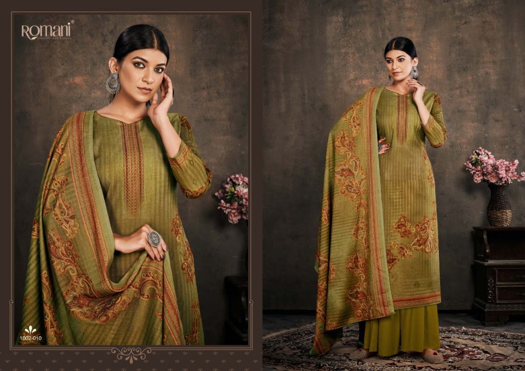 Romani Zubeda Designer Dress Material Catalog