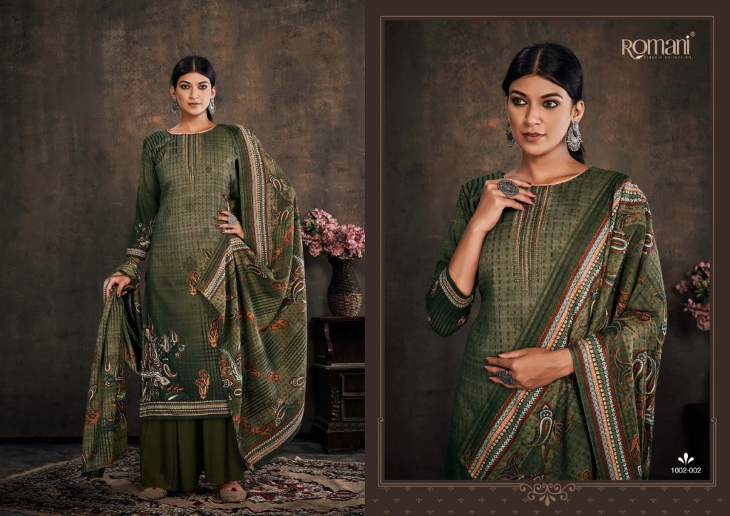 Romani Zubeda Designer Dress Material Catalog