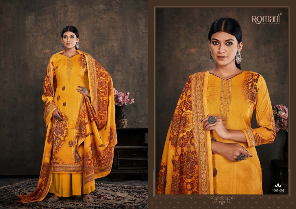 Romani Zubeda Designer Dress Material Catalog