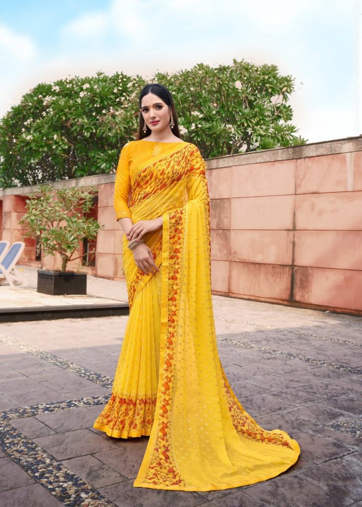 Samaria Fancy Casual Wear Printed Wholesale Sarees Catalog