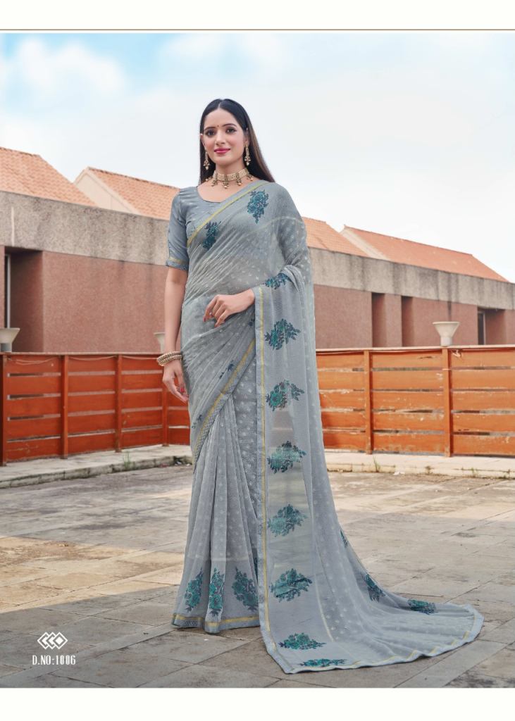 Samaria Fancy Casual Wear Printed Wholesale Sarees Catalog