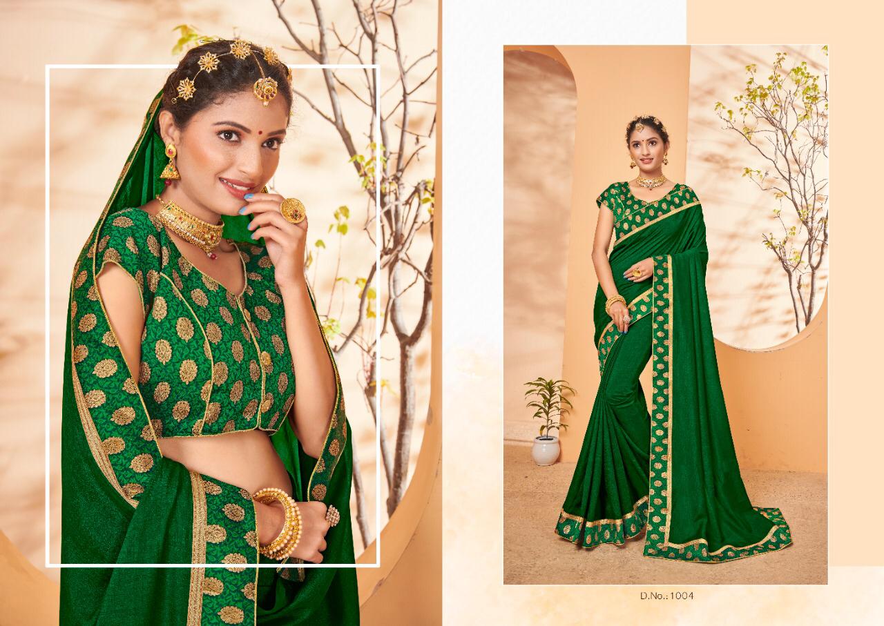 Saroj Natural Beauty Vichitra Silk Saree Catalog