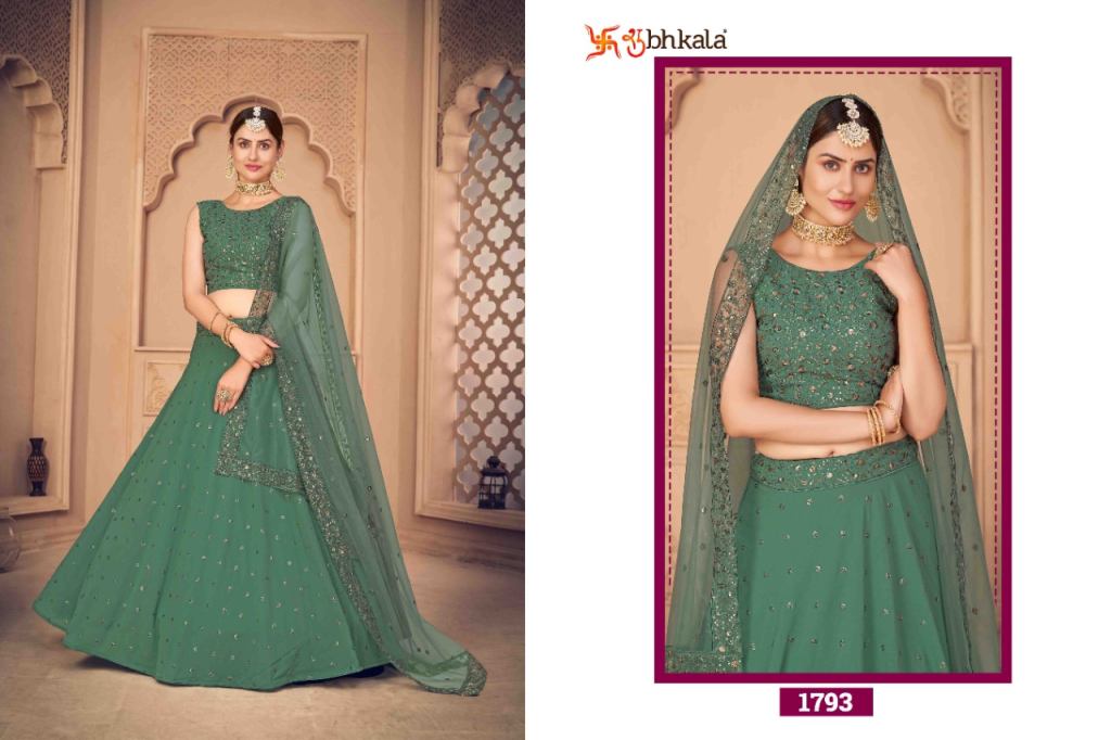 Shubhkala Girly Vol 21 Exclusive Embroidered Semi Stitched Wholesale Lehenga Choli Collection