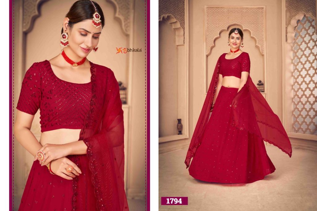 Shubhkala Girly Vol 21 Exclusive Embroidered Semi Stitched Wholesale Lehenga Choli Collection