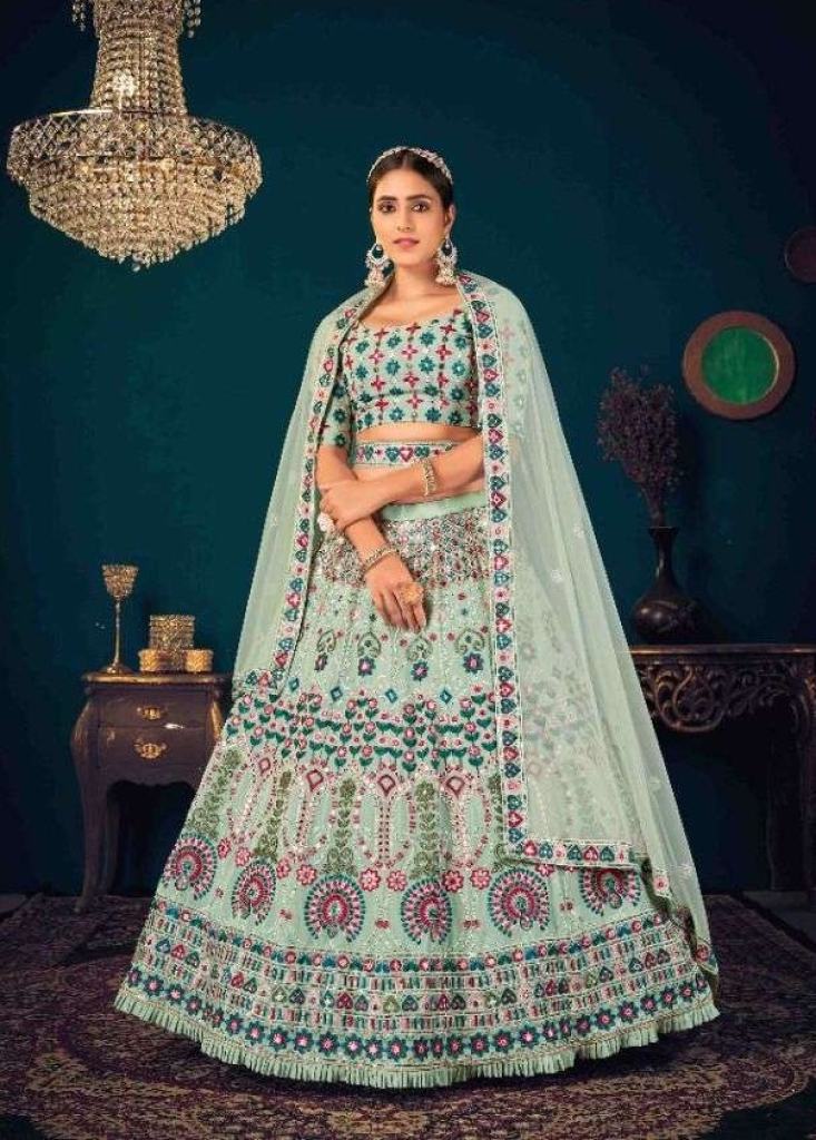 Shubhkala Guldasta Vol 8 Bridal Embroidered Semi Stitched Lehenga Choli Collection