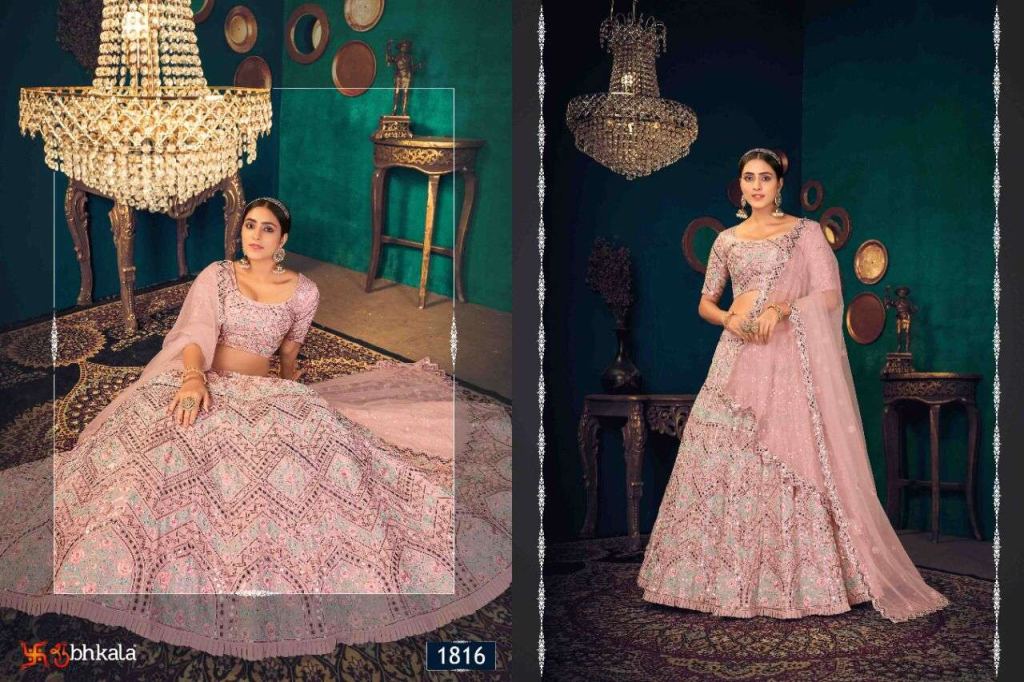 Shubhkala Guldasta Vol 8 Bridal Embroidered Semi Stitched Lehenga Choli Collection
