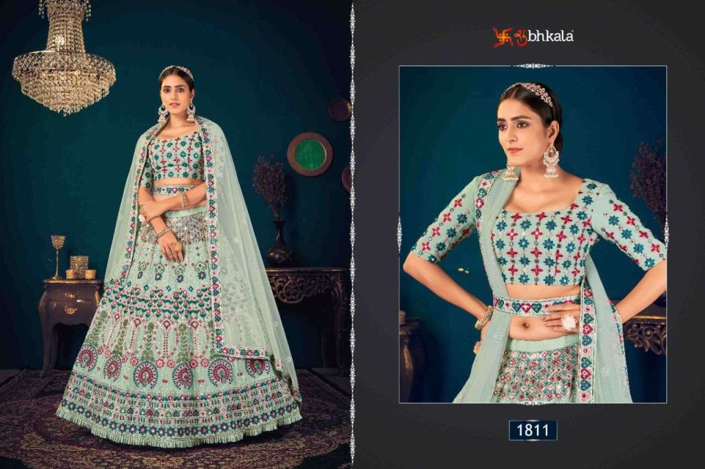 Shubhkala Guldasta Vol 8 Bridal Embroidered Semi Stitched Lehenga Choli Collection