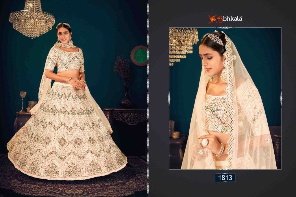 Shubhkala Guldasta Vol 8 Bridal Embroidered Semi Stitched Lehenga Choli Collection