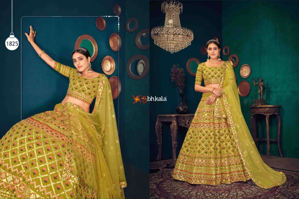 Shubhkala Guldasta Vol-9 Exclusive Bridal Embroidered Semi Stitched Lehenga Choli Collection