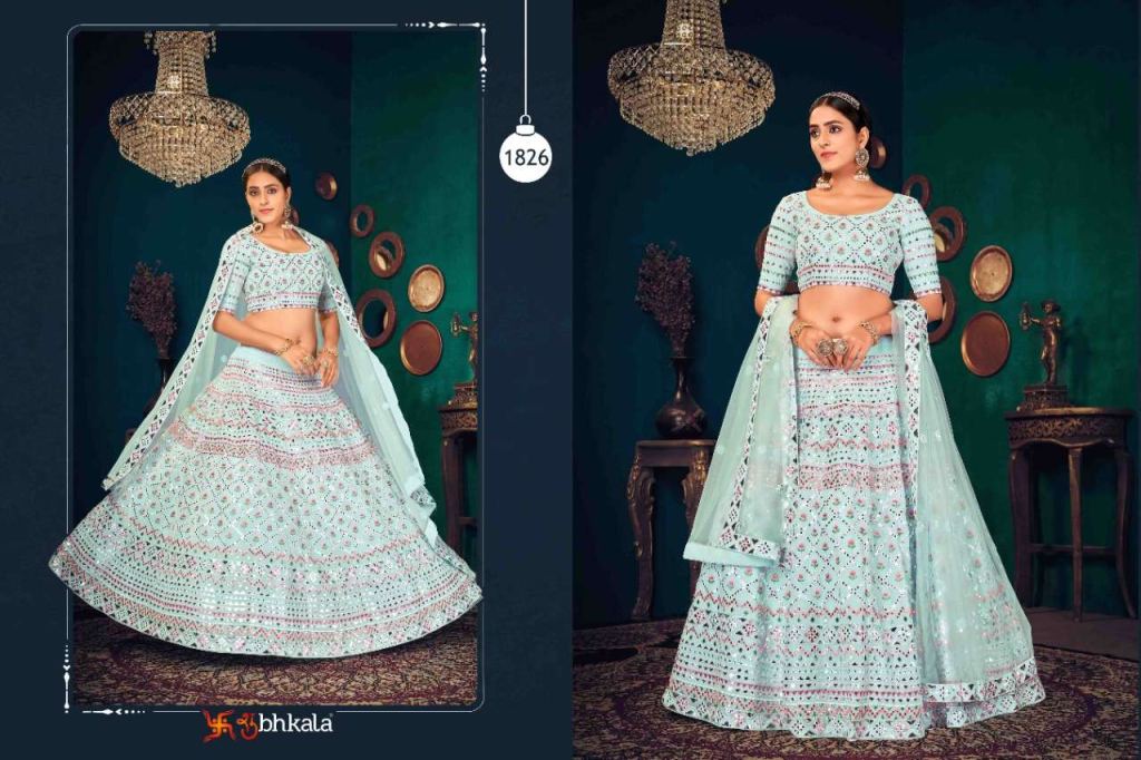 Shubhkala Guldasta Vol-9 Exclusive Bridal Embroidered Semi Stitched Lehenga Choli Collection