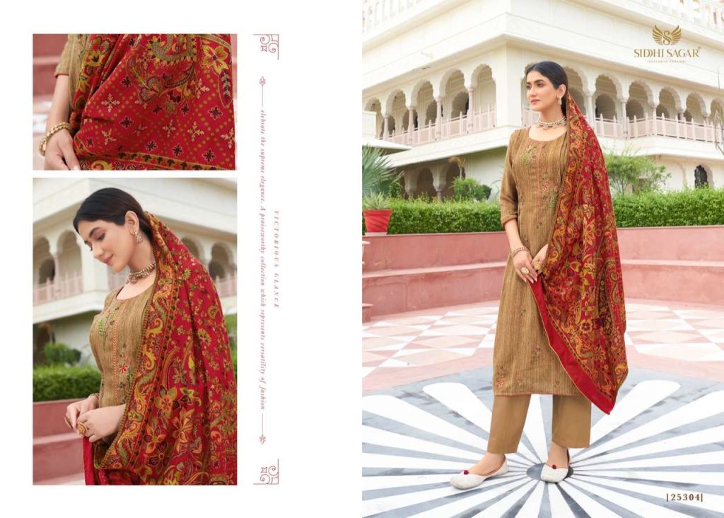 Siddhi Sagar Azal Pasmina Dress Material