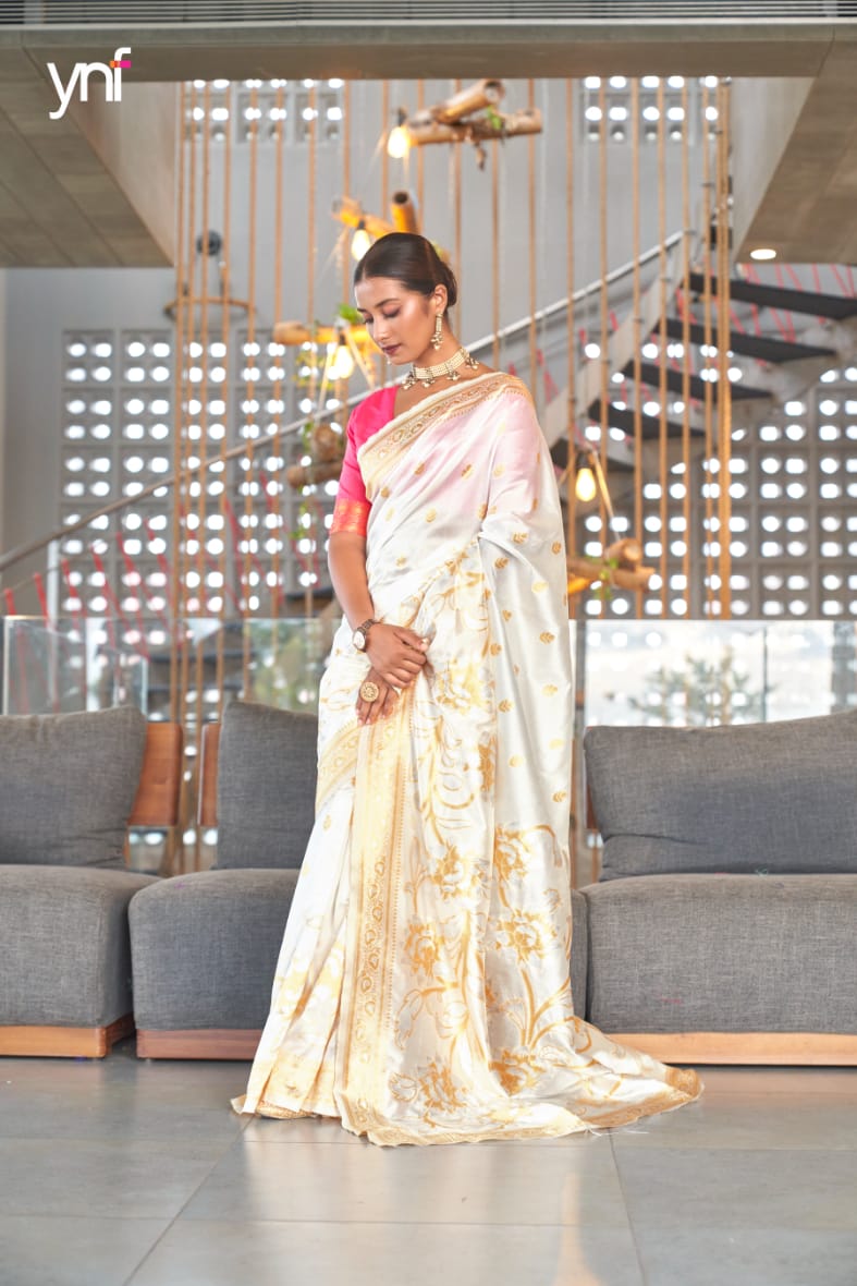 Ynf Aarna Party Wear Silk Wholesale Saree Catalog