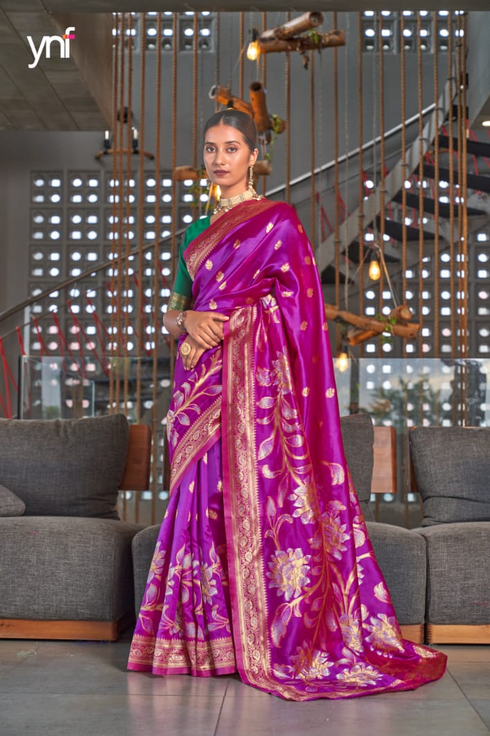 Ynf Aarna Party Wear Silk Wholesale Saree Catalog