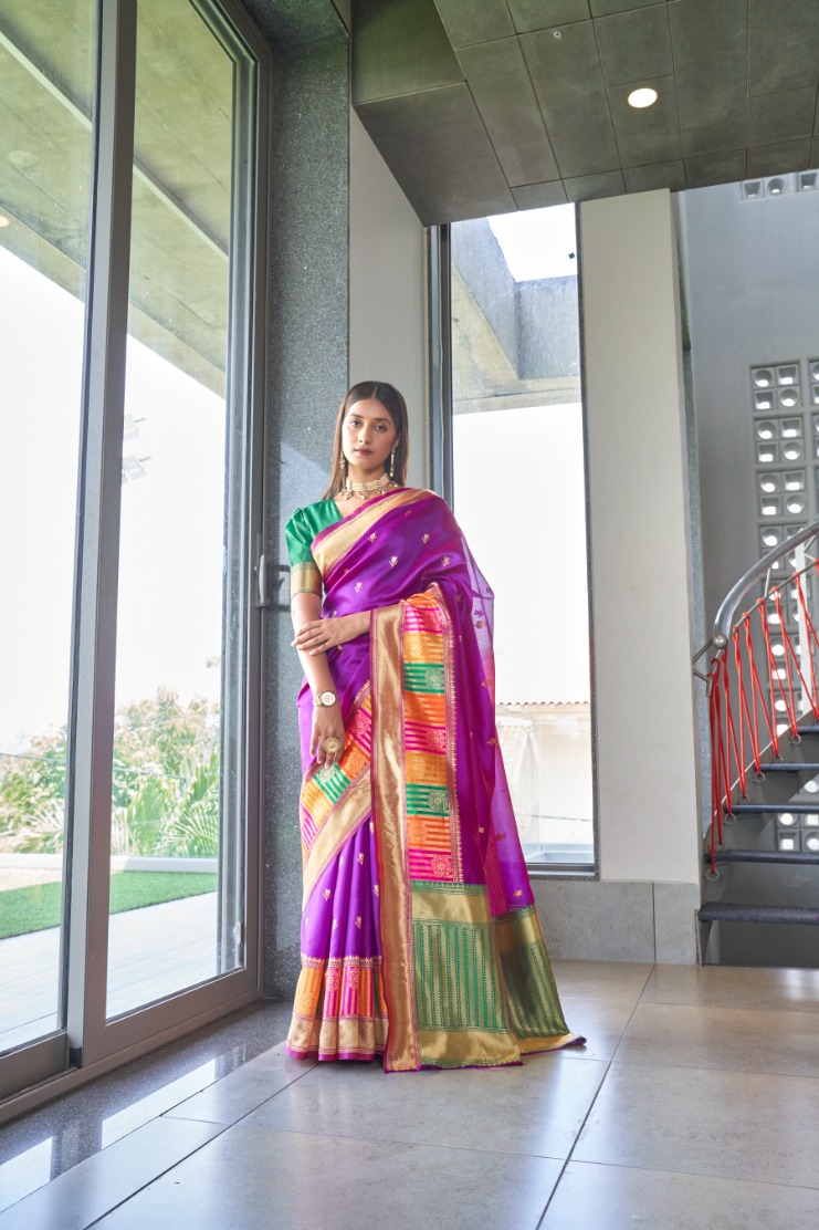 Ynf Rajwadi Party Wear Silk Saree Catalog