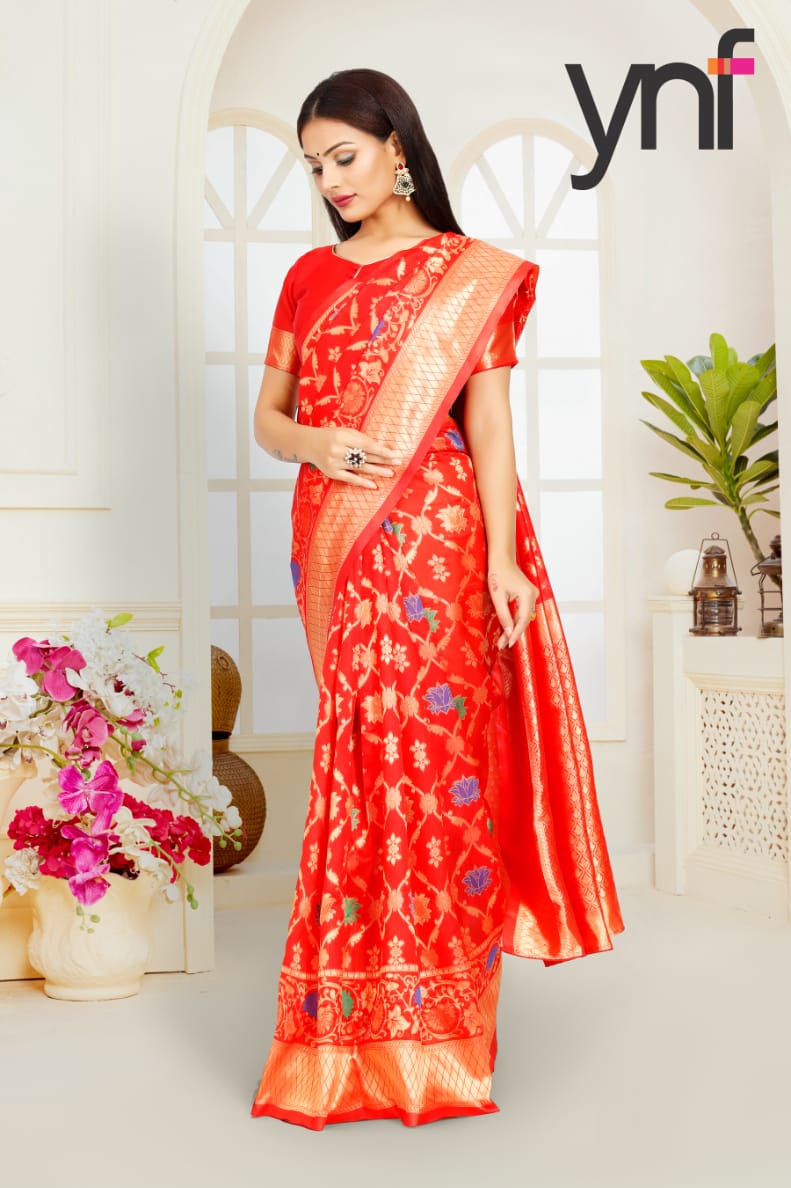 Ynf Rutuja Ocassion Wear Poly Silk Saree Catalog