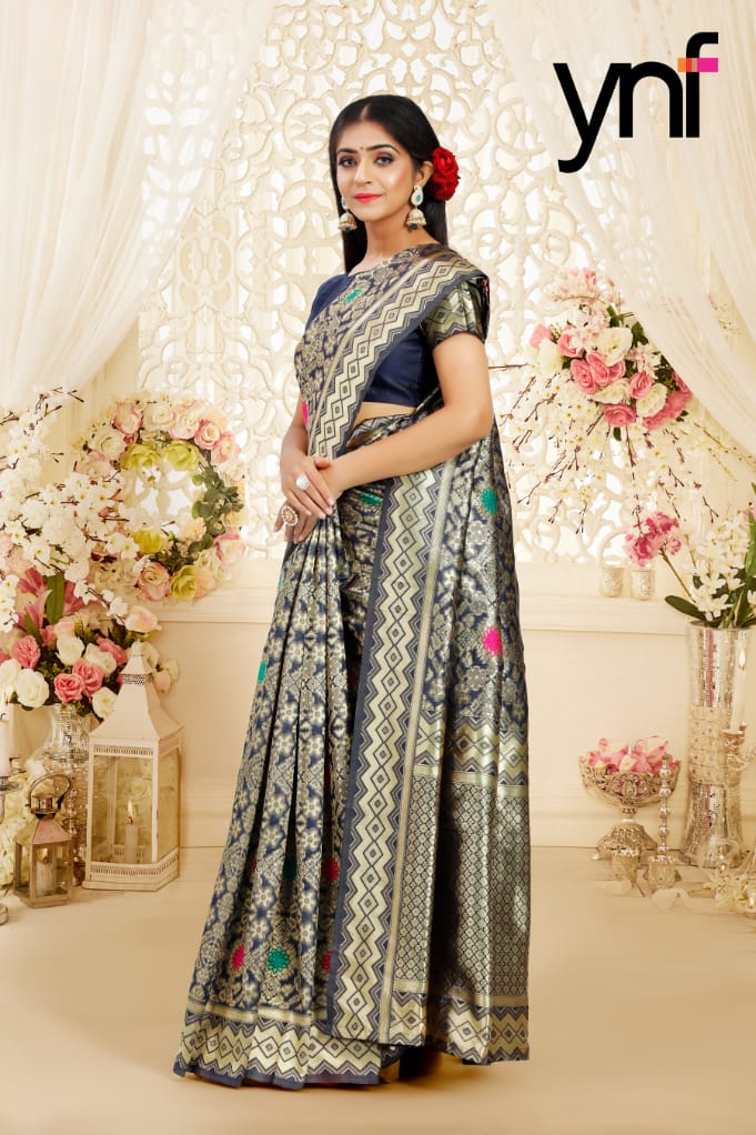 Ynf Sankhaya Festive Wear Poly Silk Low Rate Saree Catalog