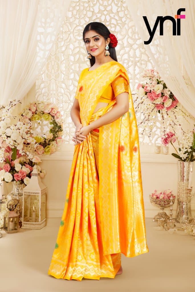 Ynf Sankhaya Festive Wear Poly Silk Low Rate Saree Catalog